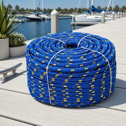 Specifications of 50m Blue Floating Polypropylene Rope