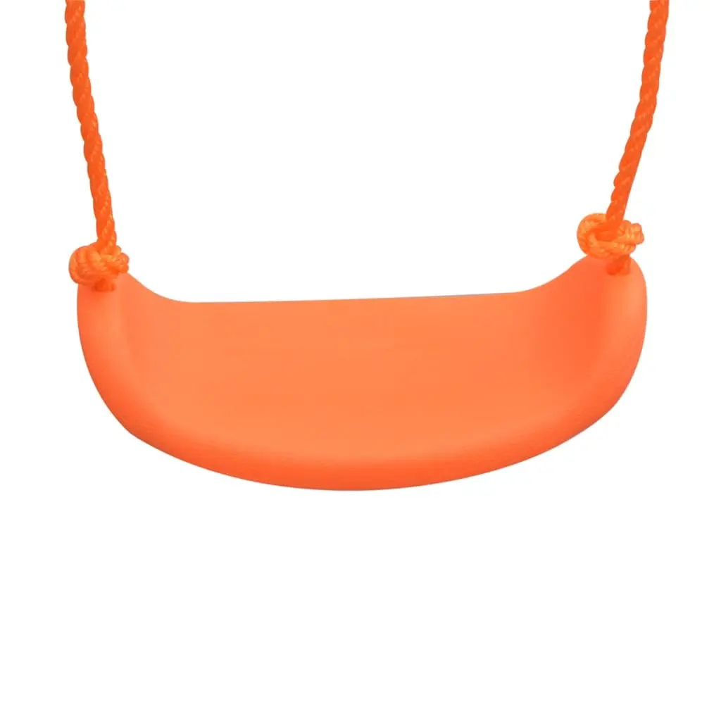 Single Swing Orange Outdoor Play Equipment Kids Garden Backyard A-Frame Sturdy