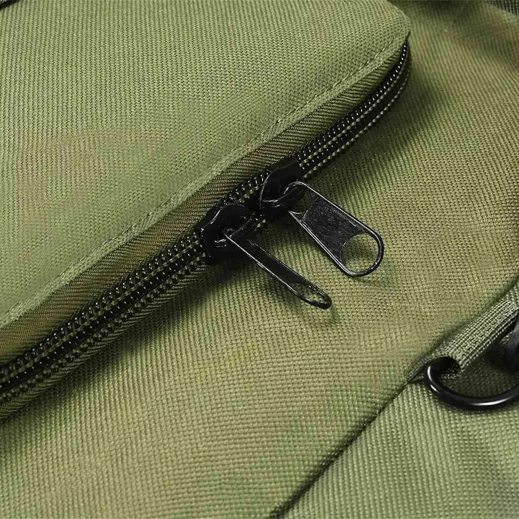 3in1DuffelBagOutdoorUse45LShoulderBackpackHikingCampingTearResistantWaterResistantCoatedOxfordFabricArmyStyle