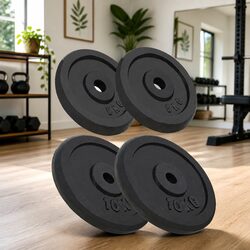 Cast Iron Weight Plates Set - 10kg and 5kg Dimensions