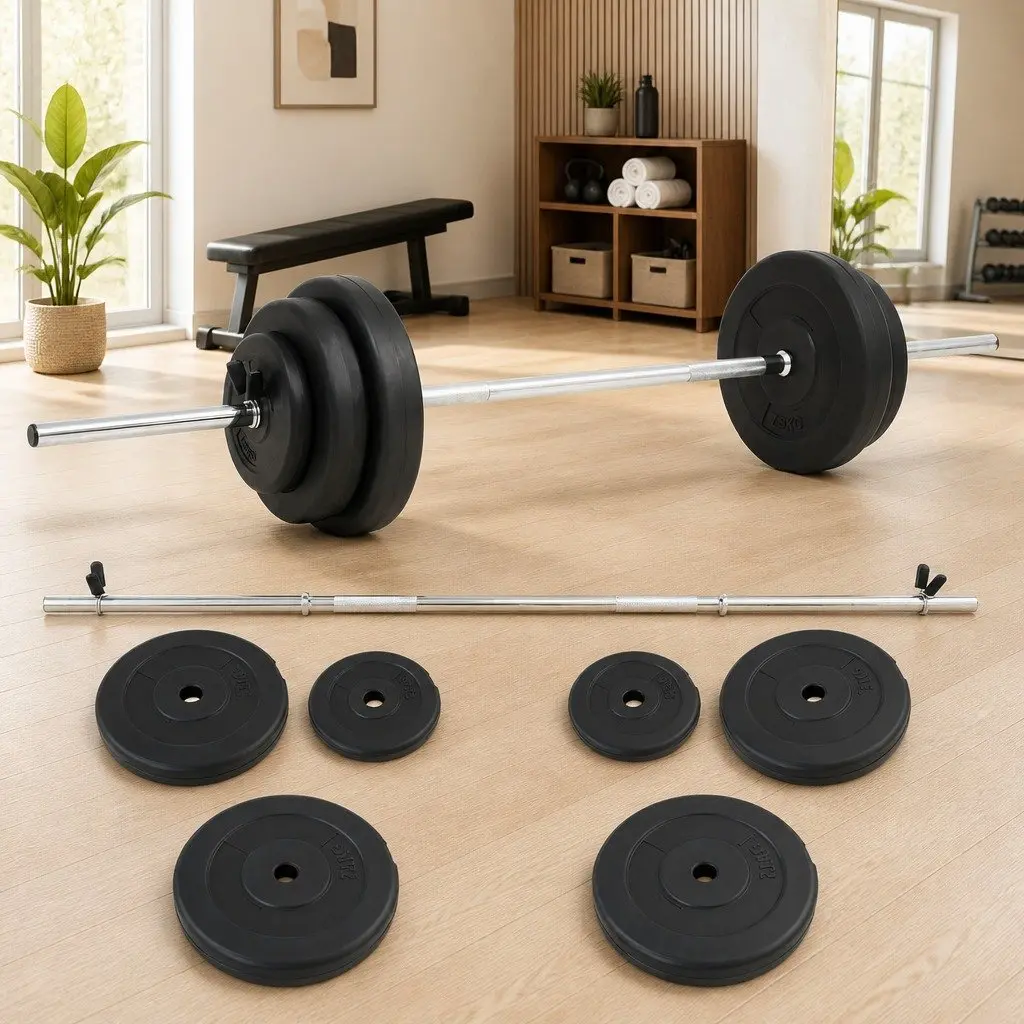 30kg Barbell Weightlifting Set