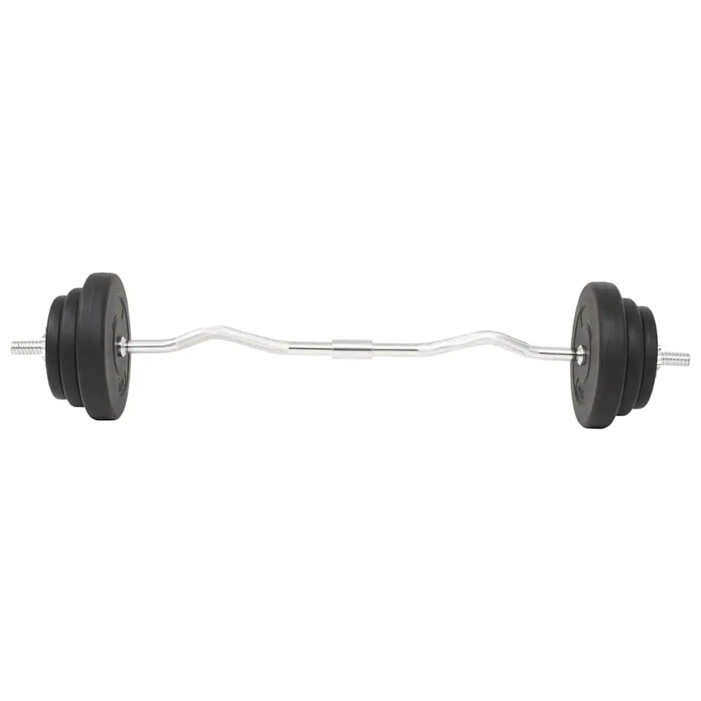 Barbell and Dumbbell Set for Home Gym Training 30kg