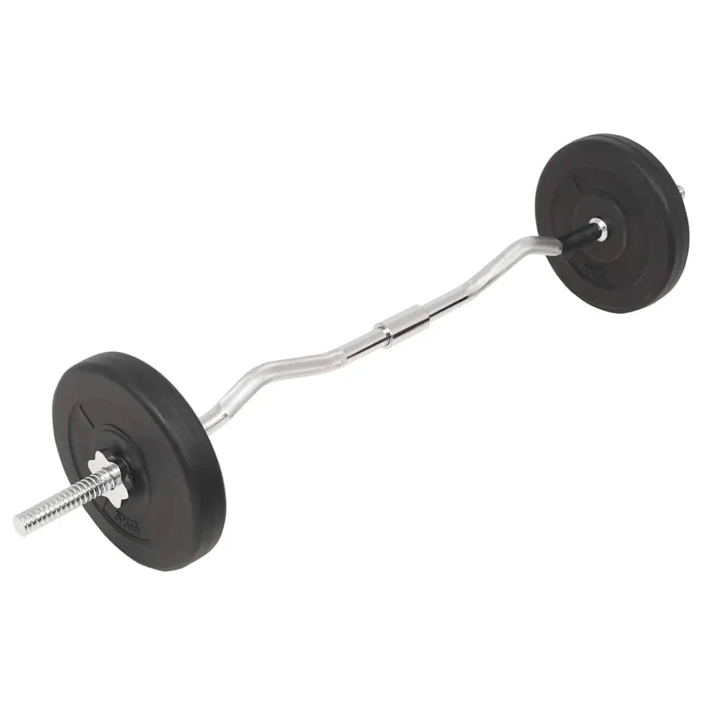 Barbell and Dumbbell Set for Home Gym Training 30kg