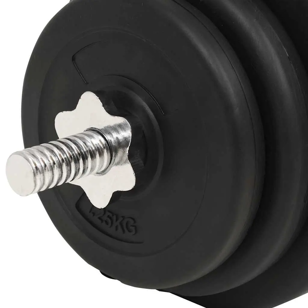 Barbell and Dumbbell Set for Home Gym Training 30kg