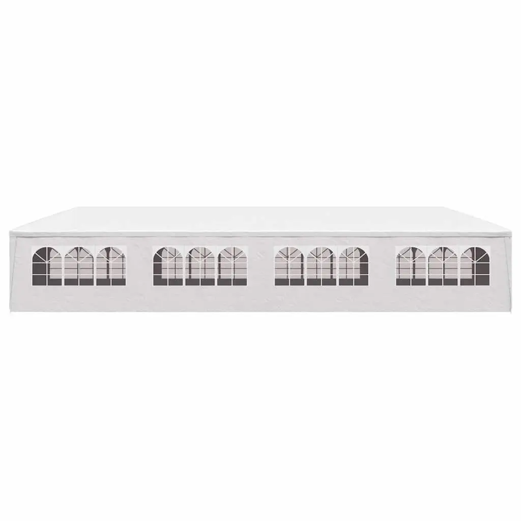 Garden Marquee Outdoor Party Tent 3x12m with Side Panels White