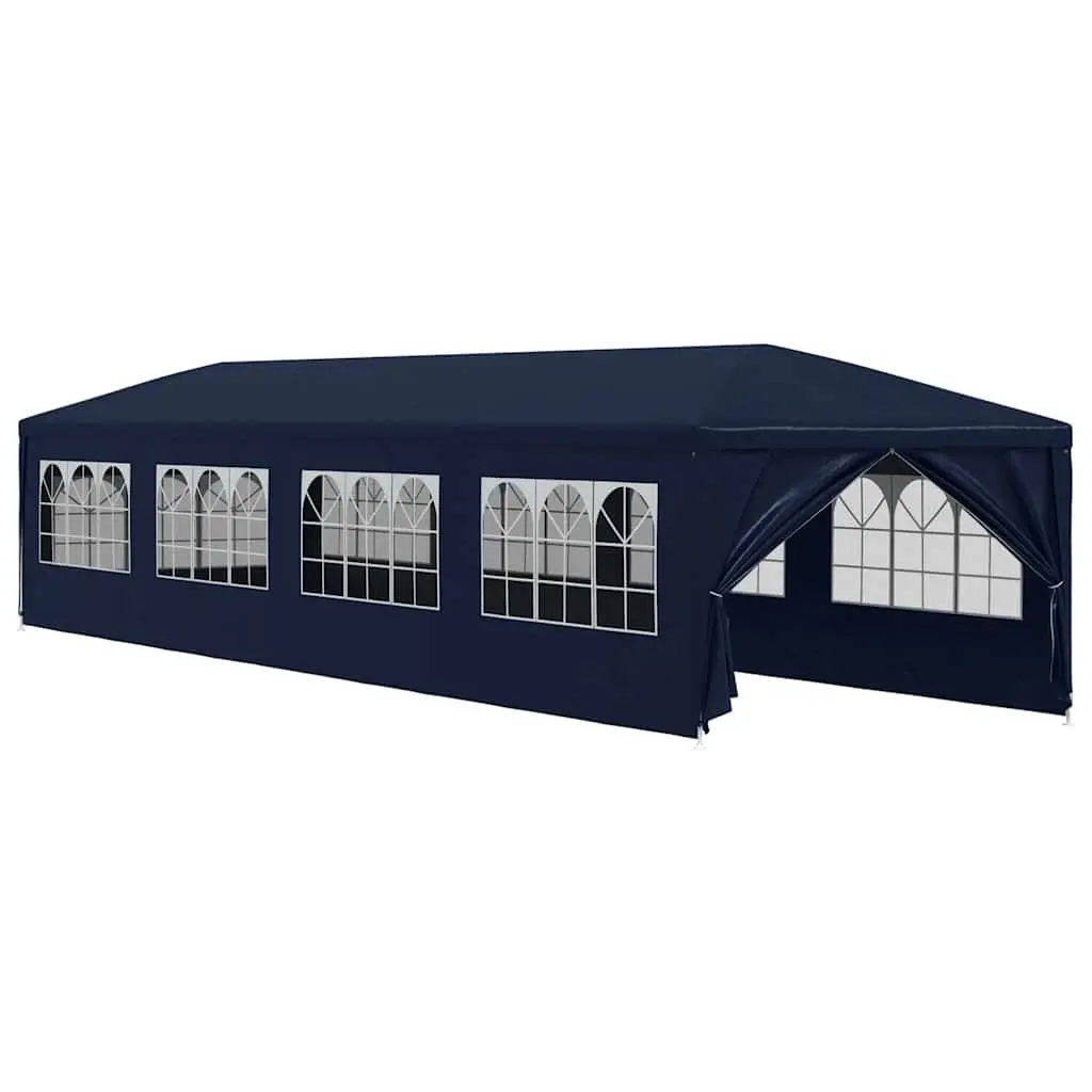 Garden Marquee 3x12m Outdoor Party Tent Canopy Sunshade Removable Panels Blue
