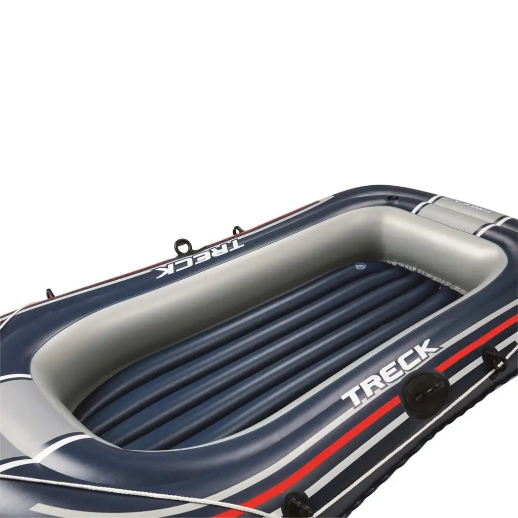 Inflatable Rowing Boat 228cm Blue Recreational Water Sports Fishing Lake Pool 2