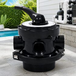 Multiport Valve for Sand Filter 1.5" 4-Way Pool Filter Top Mount Lever Handle