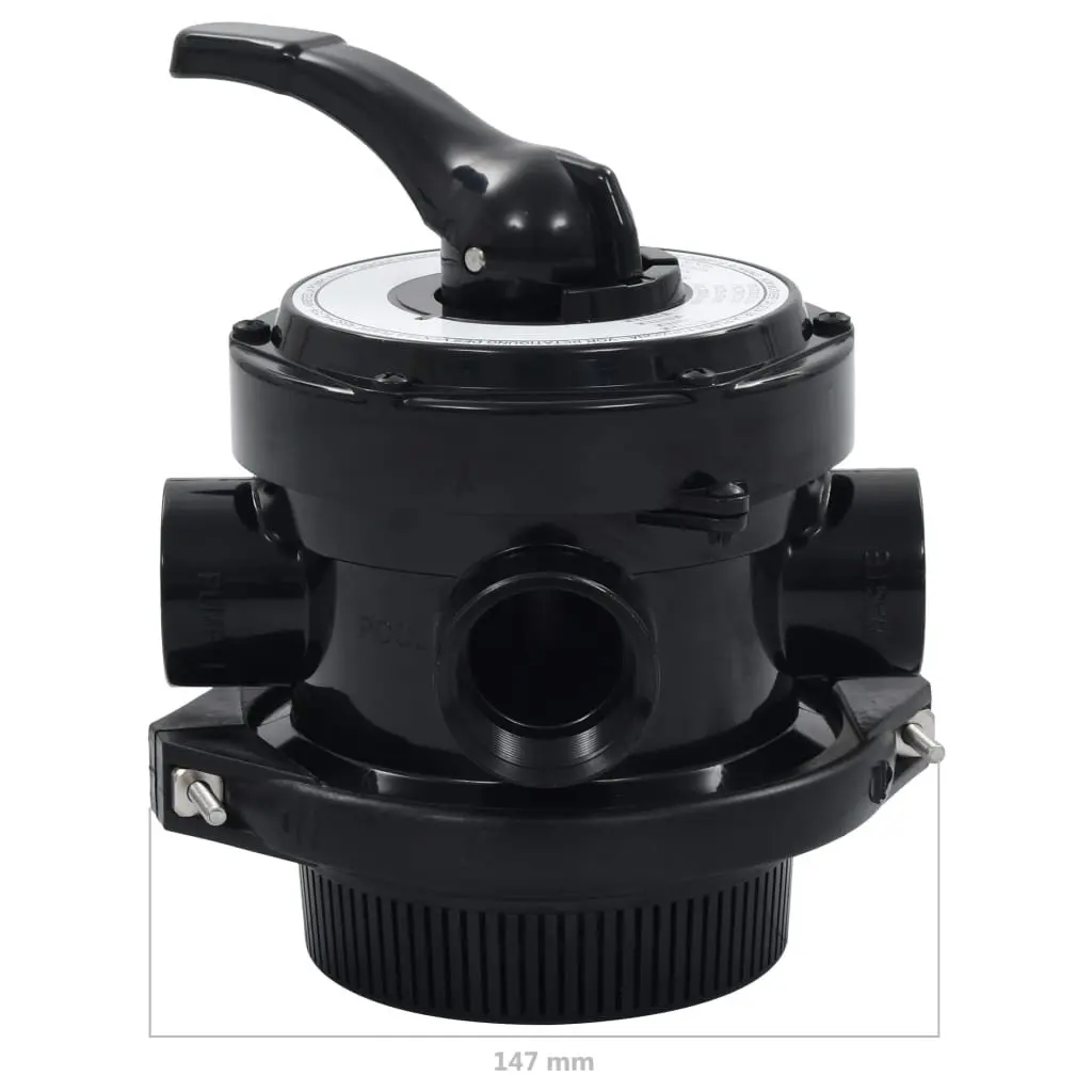 Multiport Valve for Sand Filter 1.5" 4-Way Pool Filter Top Mount Lever Handle