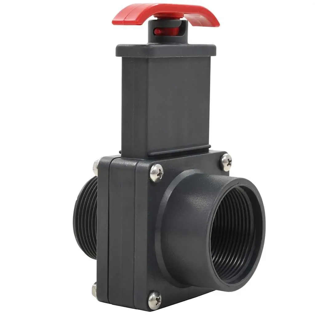 Pool Gate Valve 2 Pack 1.5" Ball Valve Control Flow Hose Fitting Chlorine