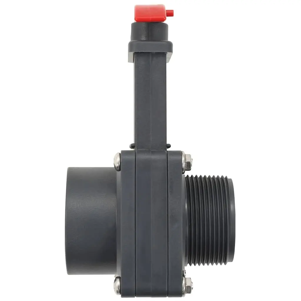 Pool Gate Valve 2 Pack 1.5" Ball Valve Control Flow Hose Fitting Chlorine