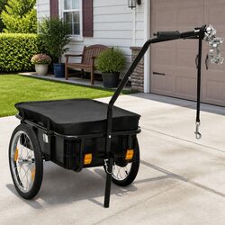 Bike Trailer and Hand Wagon with Dimensions 155x60x83cm