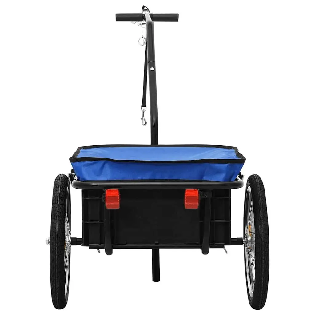 Bike Trailer Hand Wagon for Commuting and Touring 155x60x83cm Steel Frame