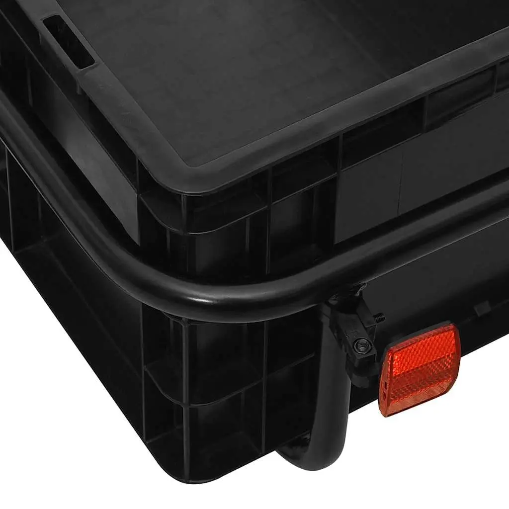 Bike Trailer Hand Wagon for Commuting and Touring 155x60x83cm Steel Frame