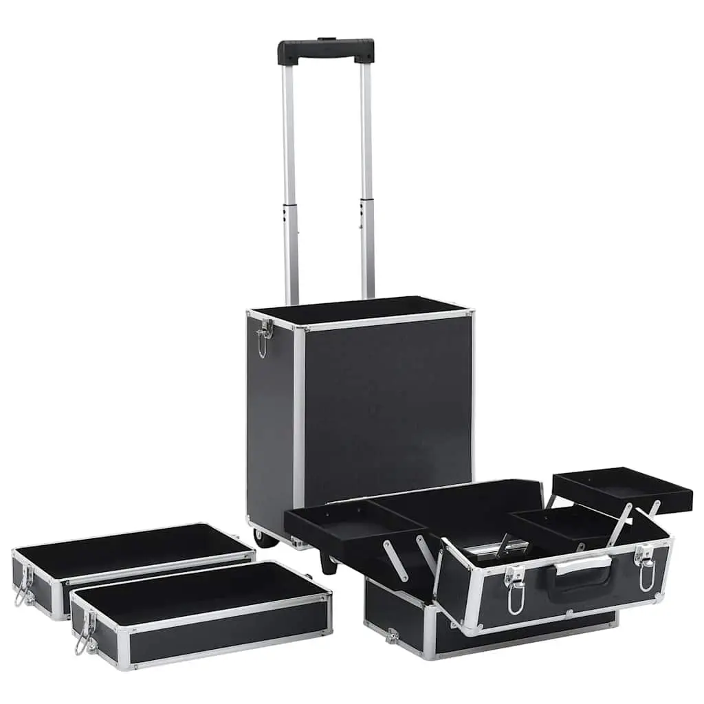 Make-up Trolley 4 Tier Cosmetic Beauty Case Storage Organiser Extendable Trays