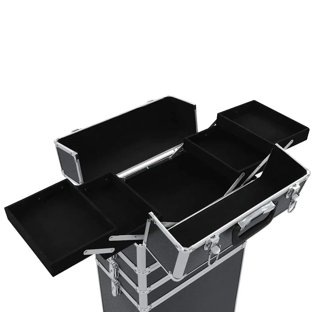 Make-up Trolley 4 Tier Cosmetic Beauty Case Storage Organiser Extendable Trays