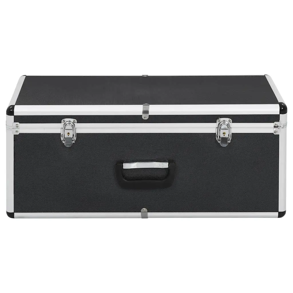 Storage Cases 2 pcs Black Portable Tool Equipment Transport Carrying Handle
