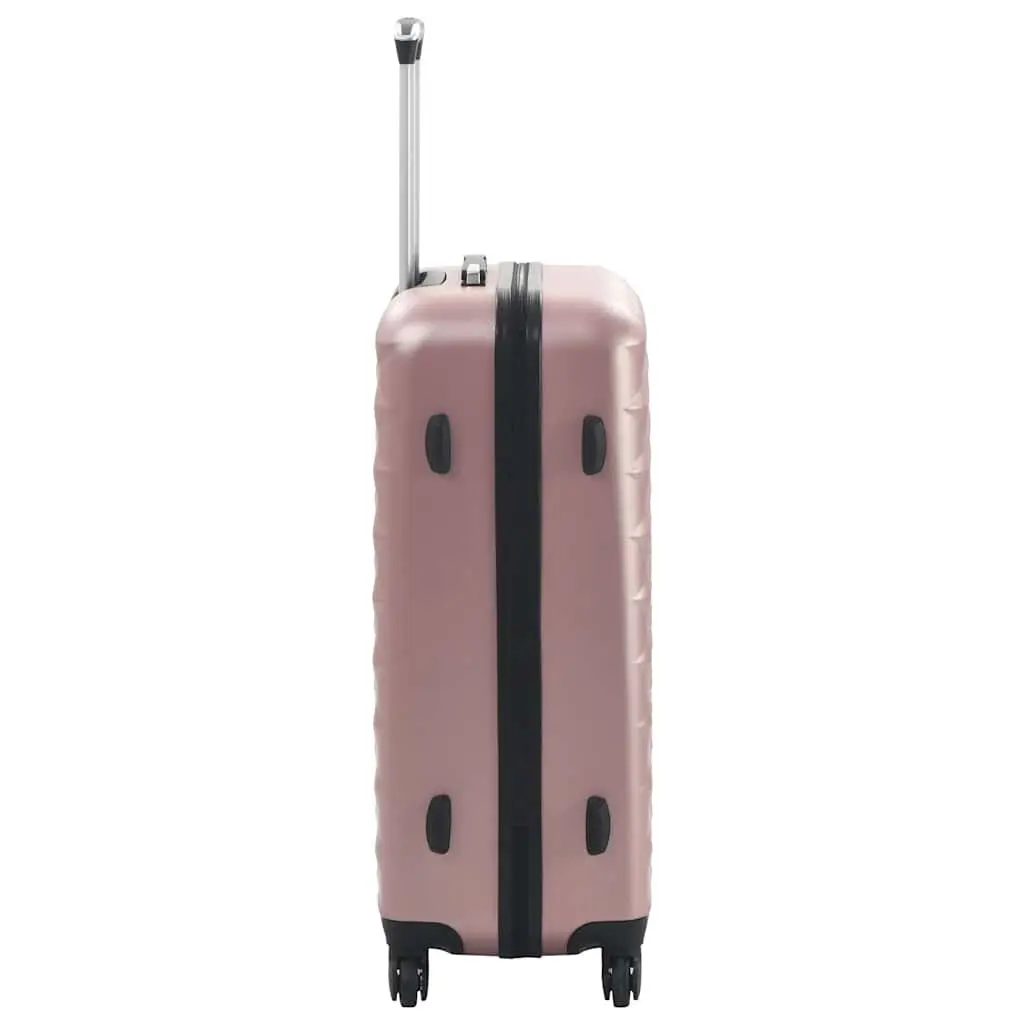 Hardcase Trolley Set Luggage Suitcase Gold 3 Piece