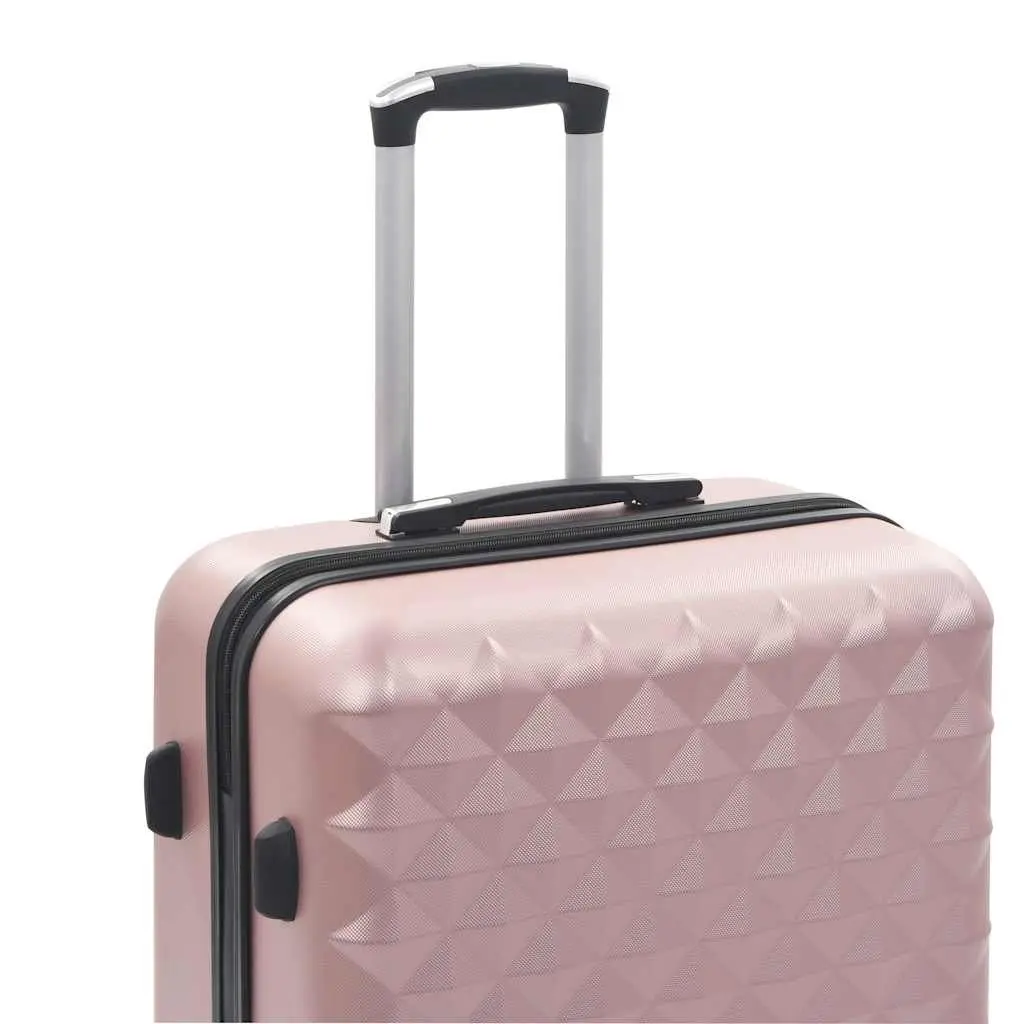 Hardcase Trolley Set Luggage Suitcase Gold 3 Piece