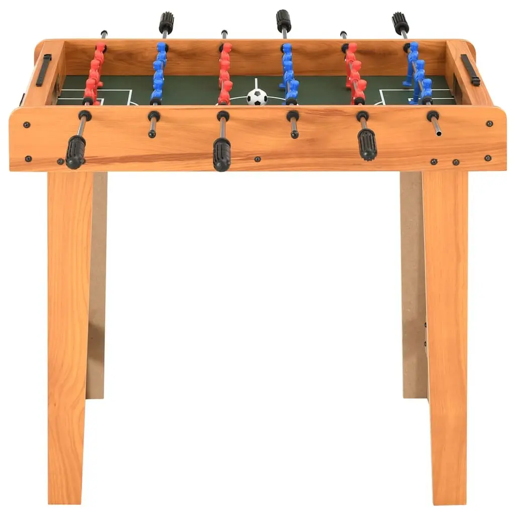 Foosball Table 69x37x62cm Brown Mini Football Game Room Indoor Sport Players
