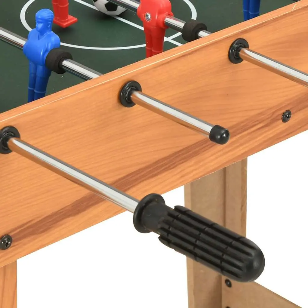 Foosball Table 69x37x62cm Brown Mini Football Game Room Indoor Sport Players