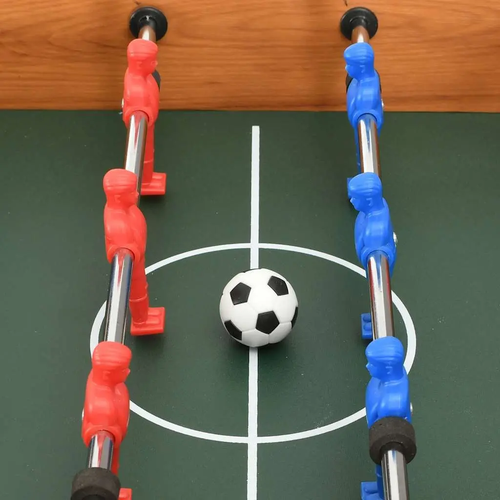 Foosball Table 69x37x62cm Brown Mini Football Game Room Indoor Sport Players
