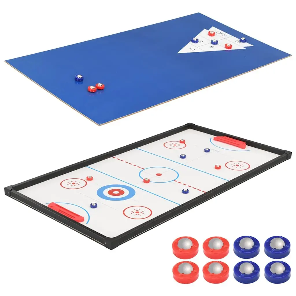 15-in-1 Multi Game Table Indoor Use 121x61x82cm Black