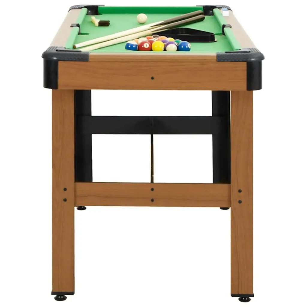 4 Feet Billiard Table Pool Game Room Indoor Brown 122x61x76cm with Accessories