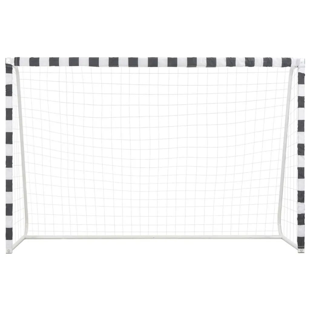 Soccer Goal 300x200x90 cm Metal Frame Net Outdoor Garden Training Playing