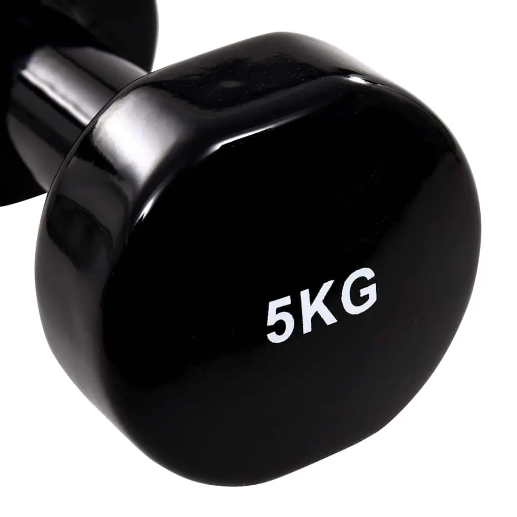 Cast Iron Dumbbell Pair Home Gym 2x5kg