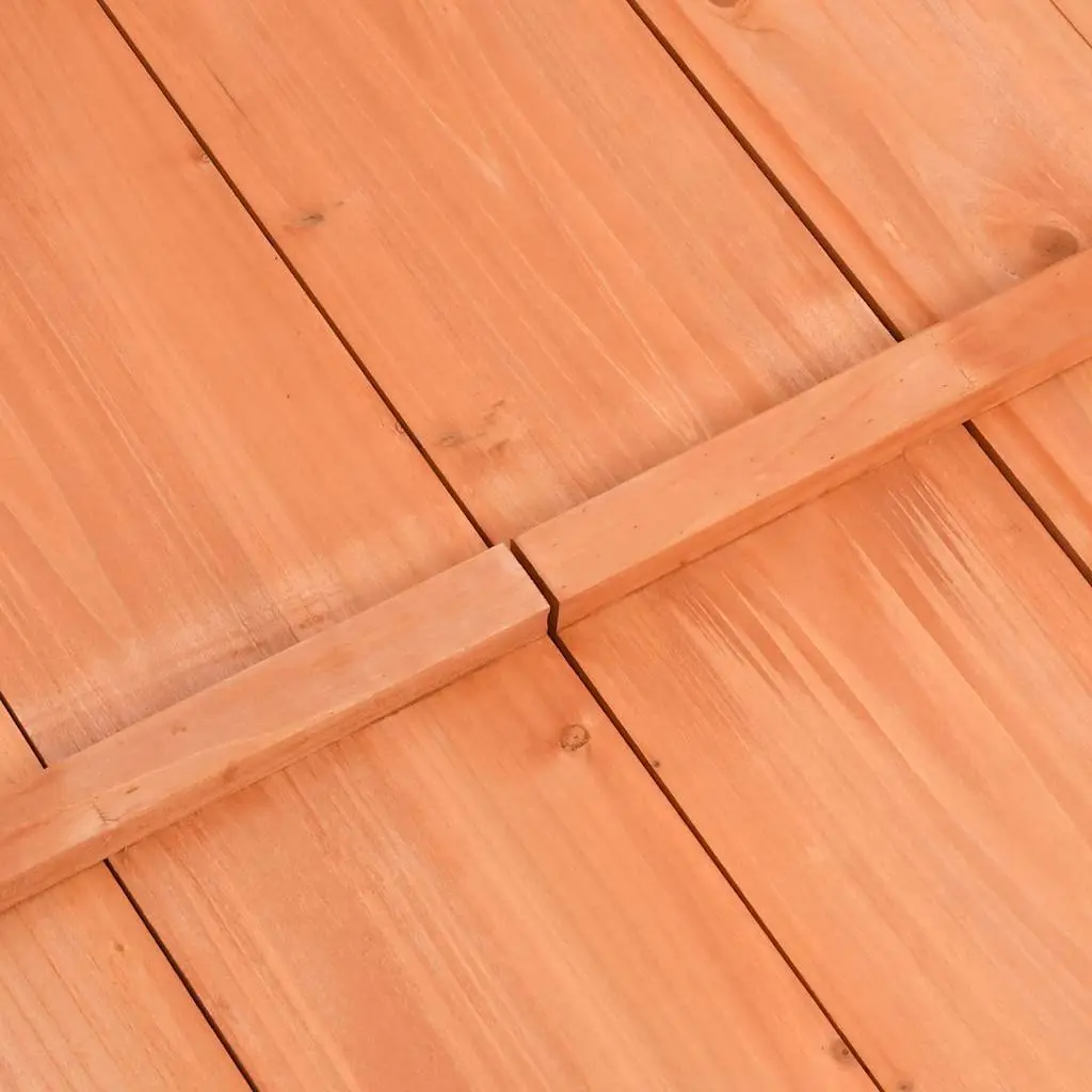 Wooden Sandbox 95x90x15cm Brown