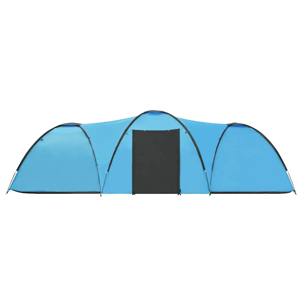8 Person Camping Igloo Tent Spacious Family Outdoor Shelter Blue 650x240x190cm