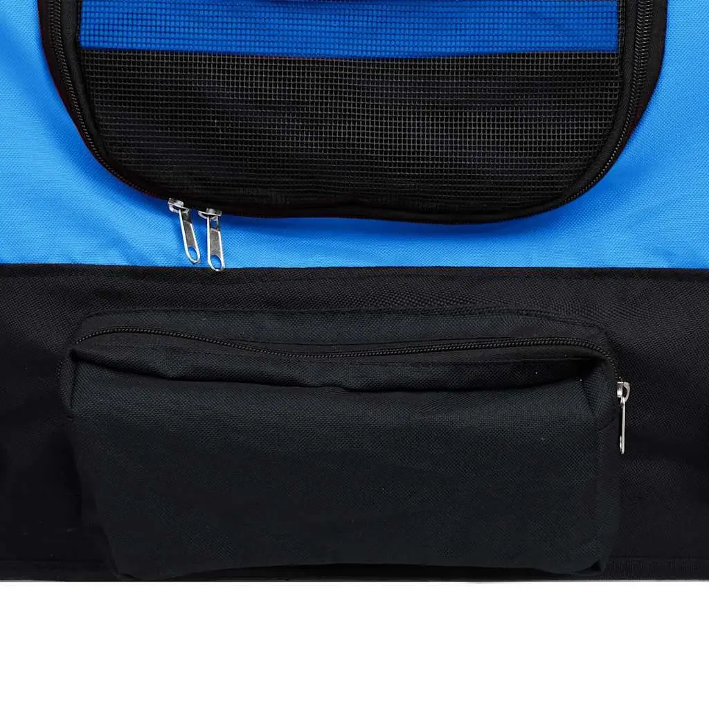 2-in-1 Pet Bike Trailer Jogging Stroller Dog Cart Blue Black Conversion