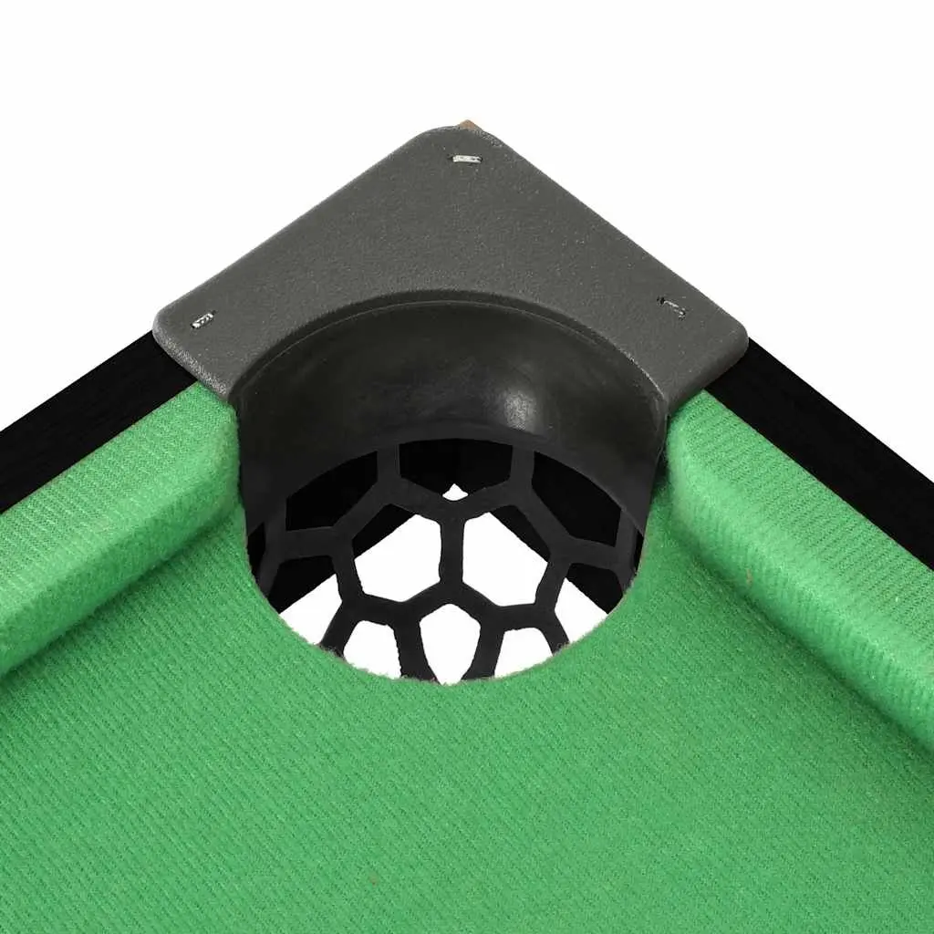 Mini Pool Table 92x52x19cm Portable Tabletop Billiards Game Set with Cues Balls