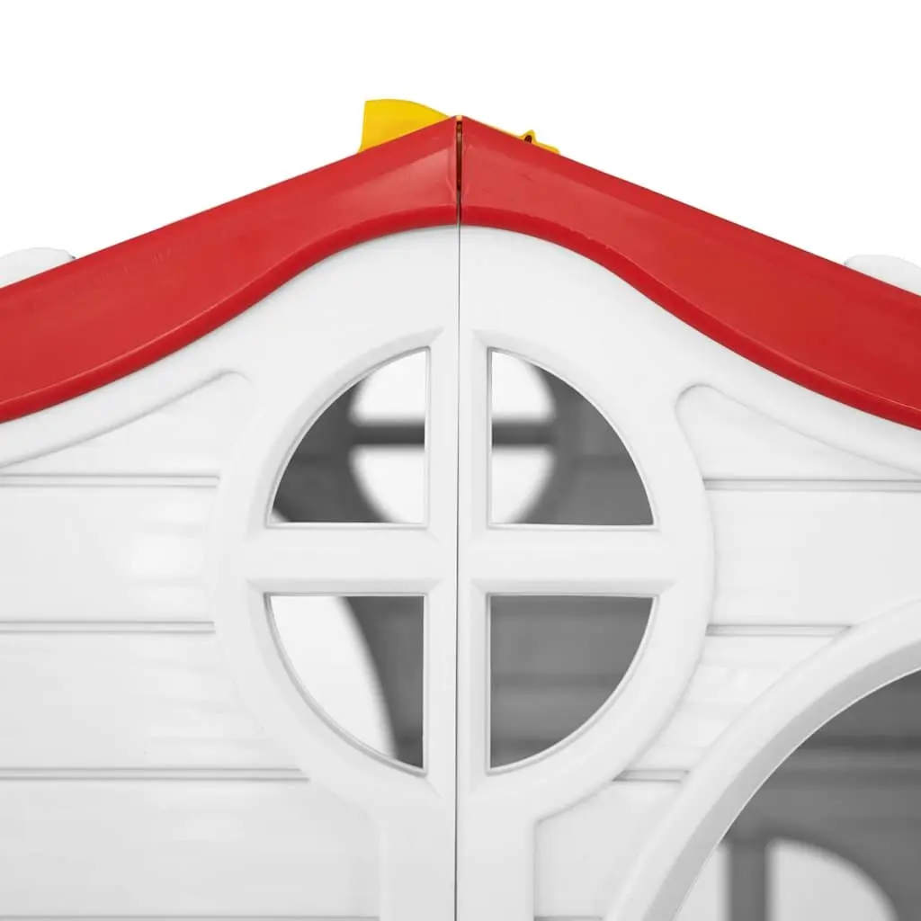 Kids Foldable Playhouse Cottage Indoor Outdoor Multicolour