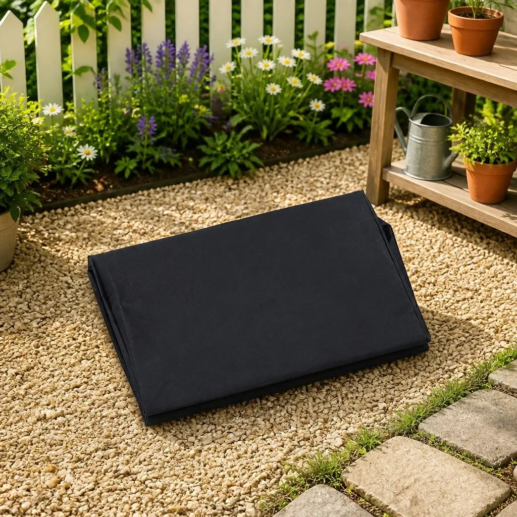 Garden Cart Liner Black 81x41x21cm Utility Wagon Fabric Insert Landscaping