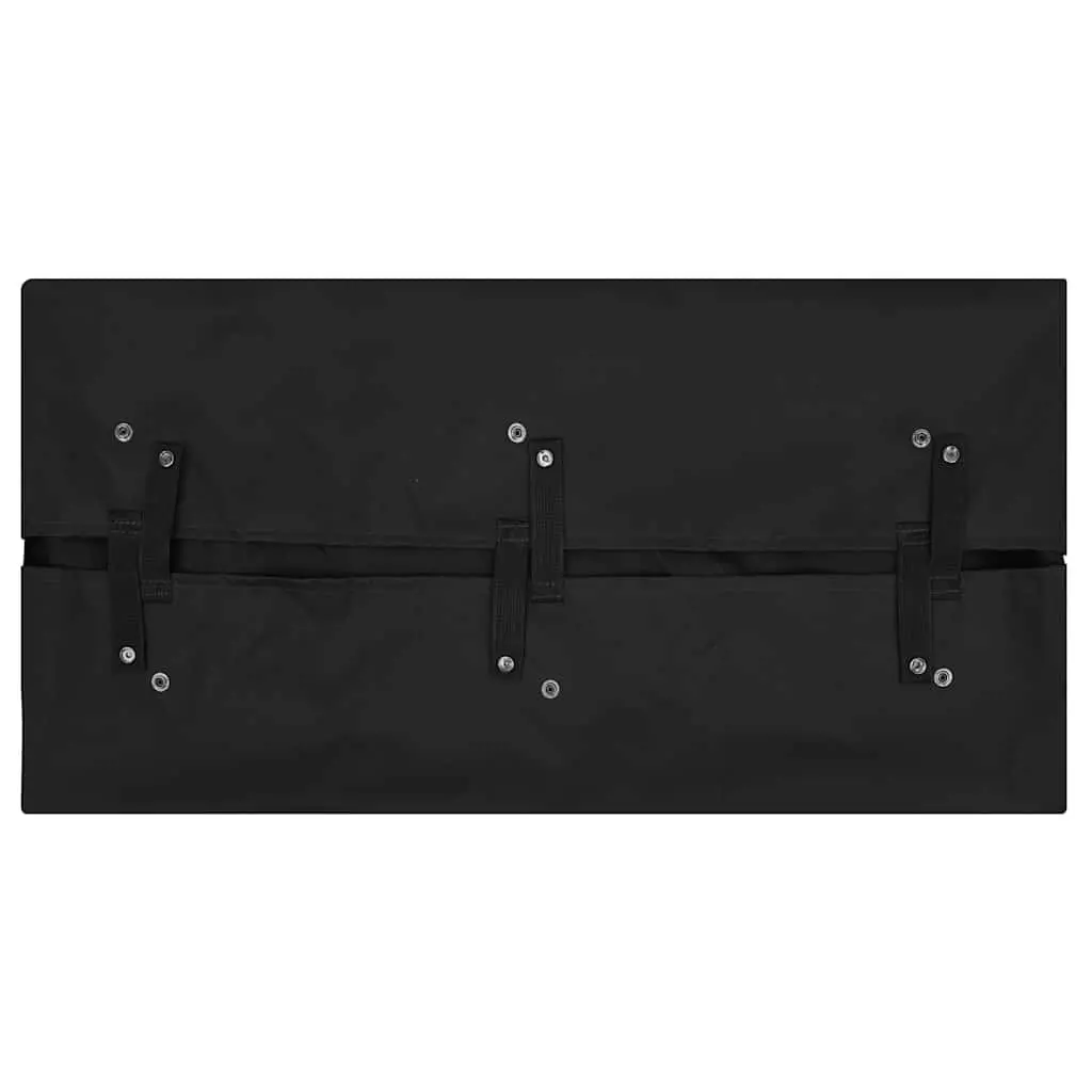 Garden Cart Liner Black 81x41x40cm Utility Wagon Fabric