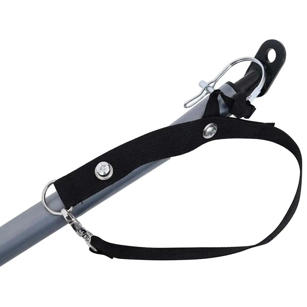 Bike Trailer for Commute and Tour Steel Frame Foldable Grey