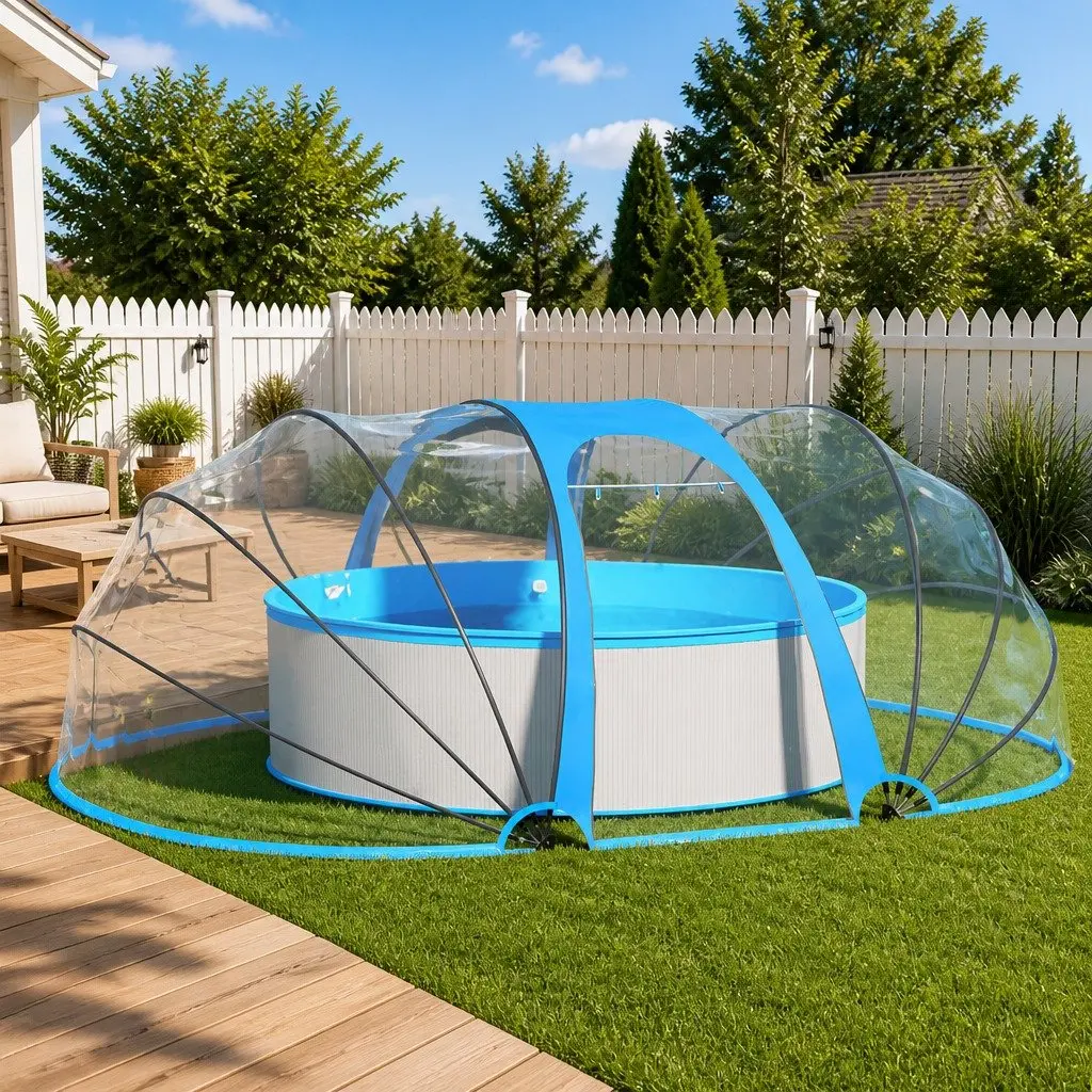 Oval Pool Dome 530x410x210cm Cover