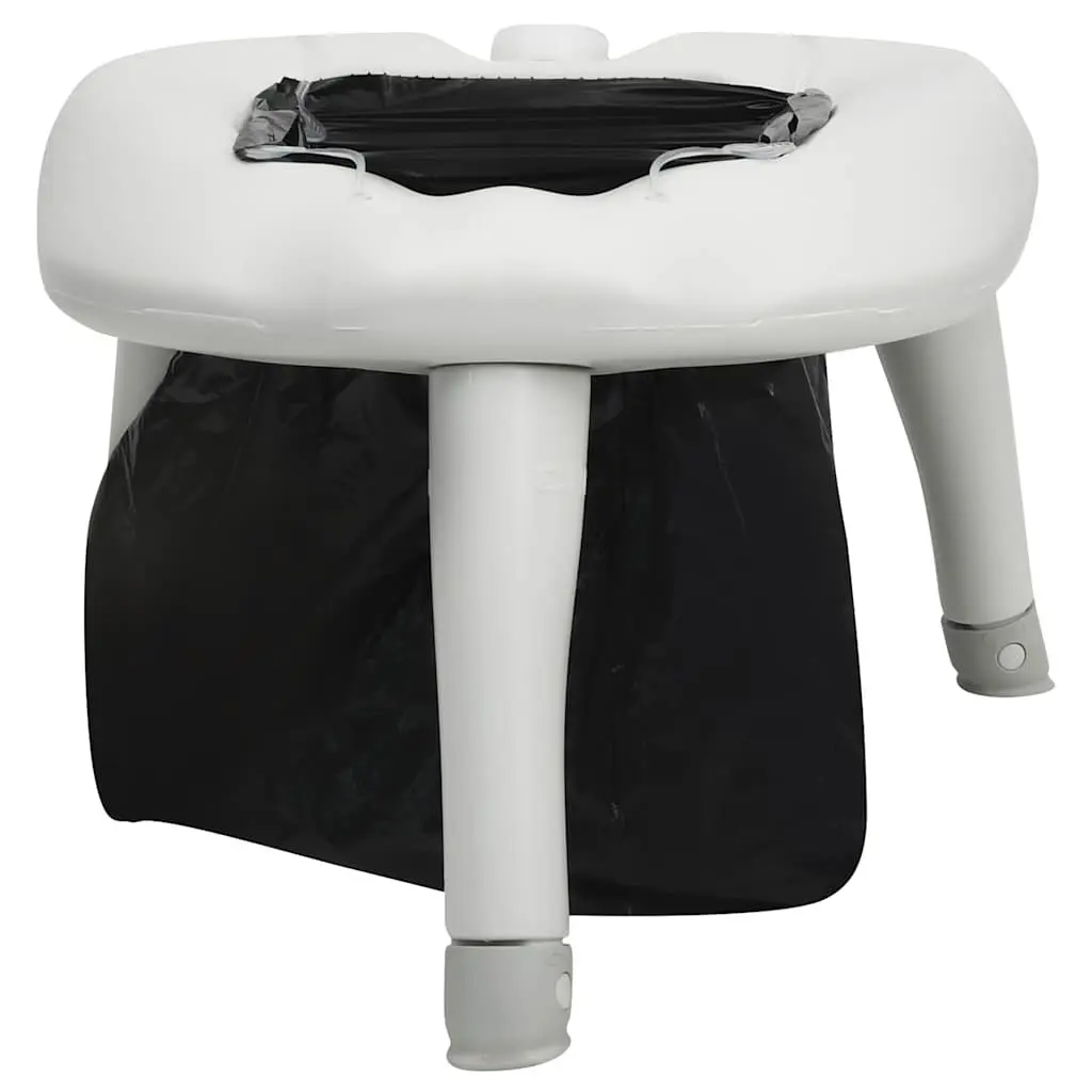 Portable Camping Toilet Foldable Emergency Seat with Bags 200kg