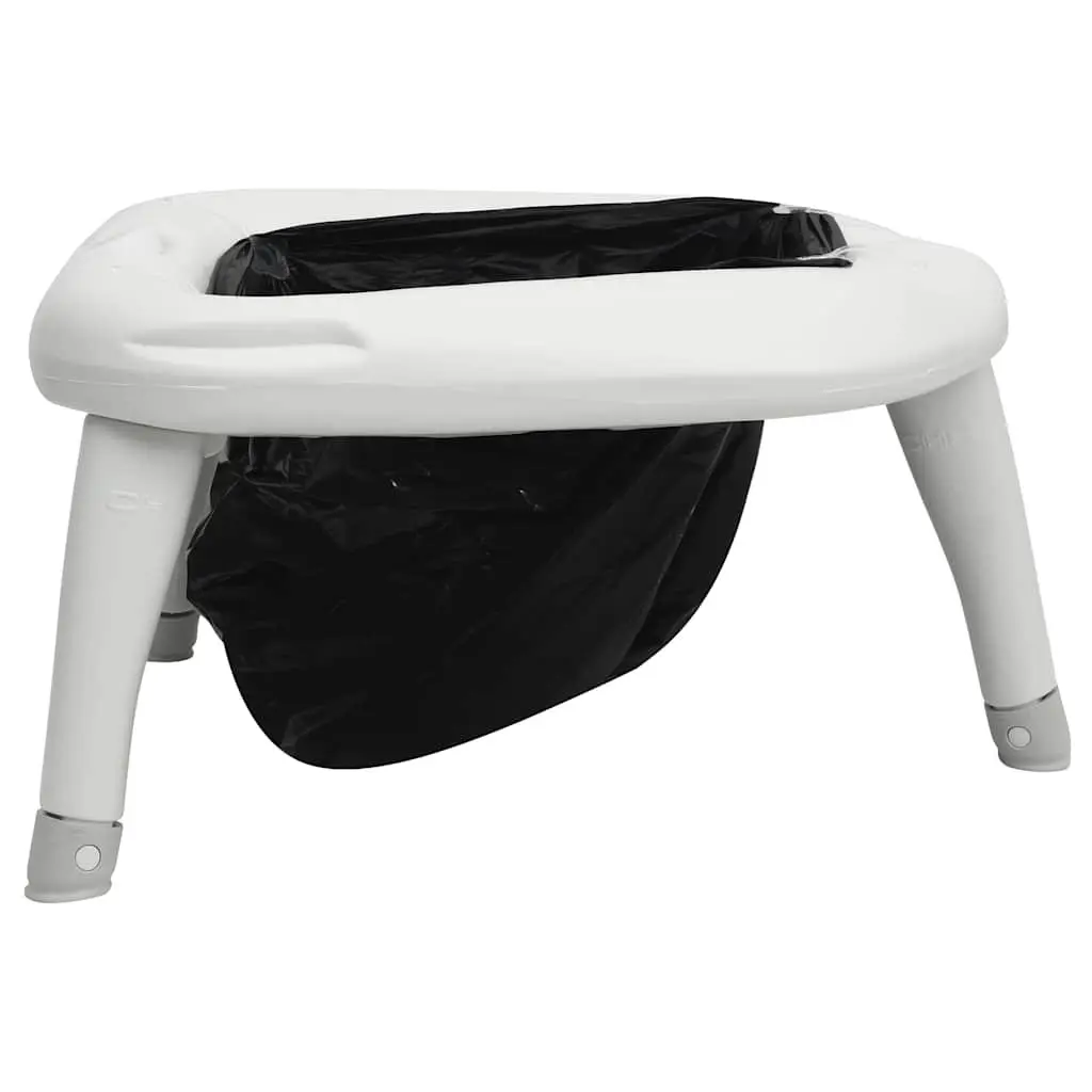 Portable Camping Toilet Foldable Emergency Seat with Bags 200kg