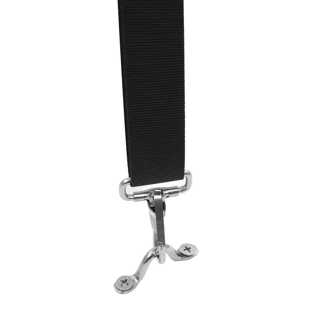 3 Bow Bimini Top Boat Canopy for Marine Use Adjustable Width 154 to 167 cm Anthracite