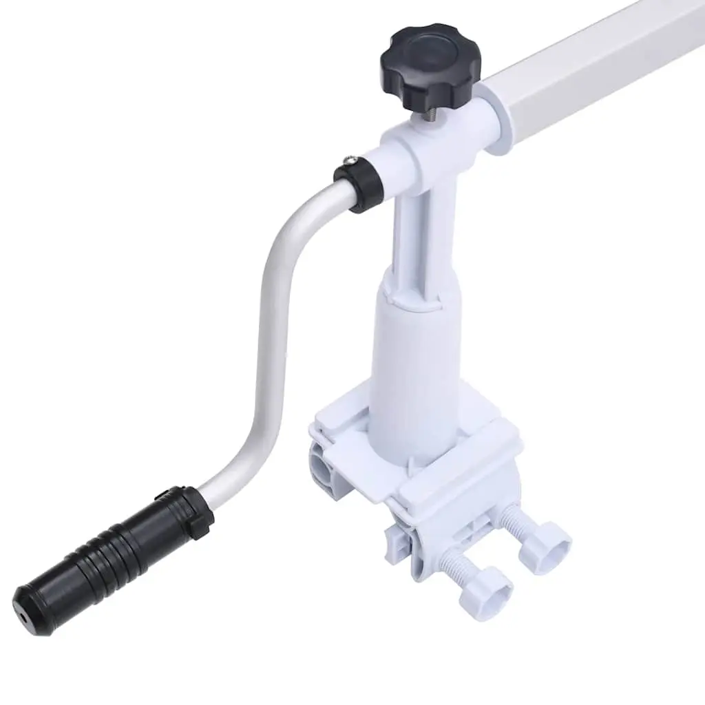 Adjustable Pool Cover Roller with Hand Crank Mechanism