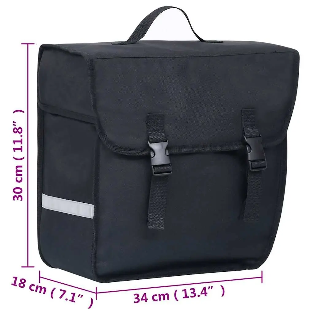 Single Bicycle Pannier Bag for Commuting 21L Waterproof Cycling Storage