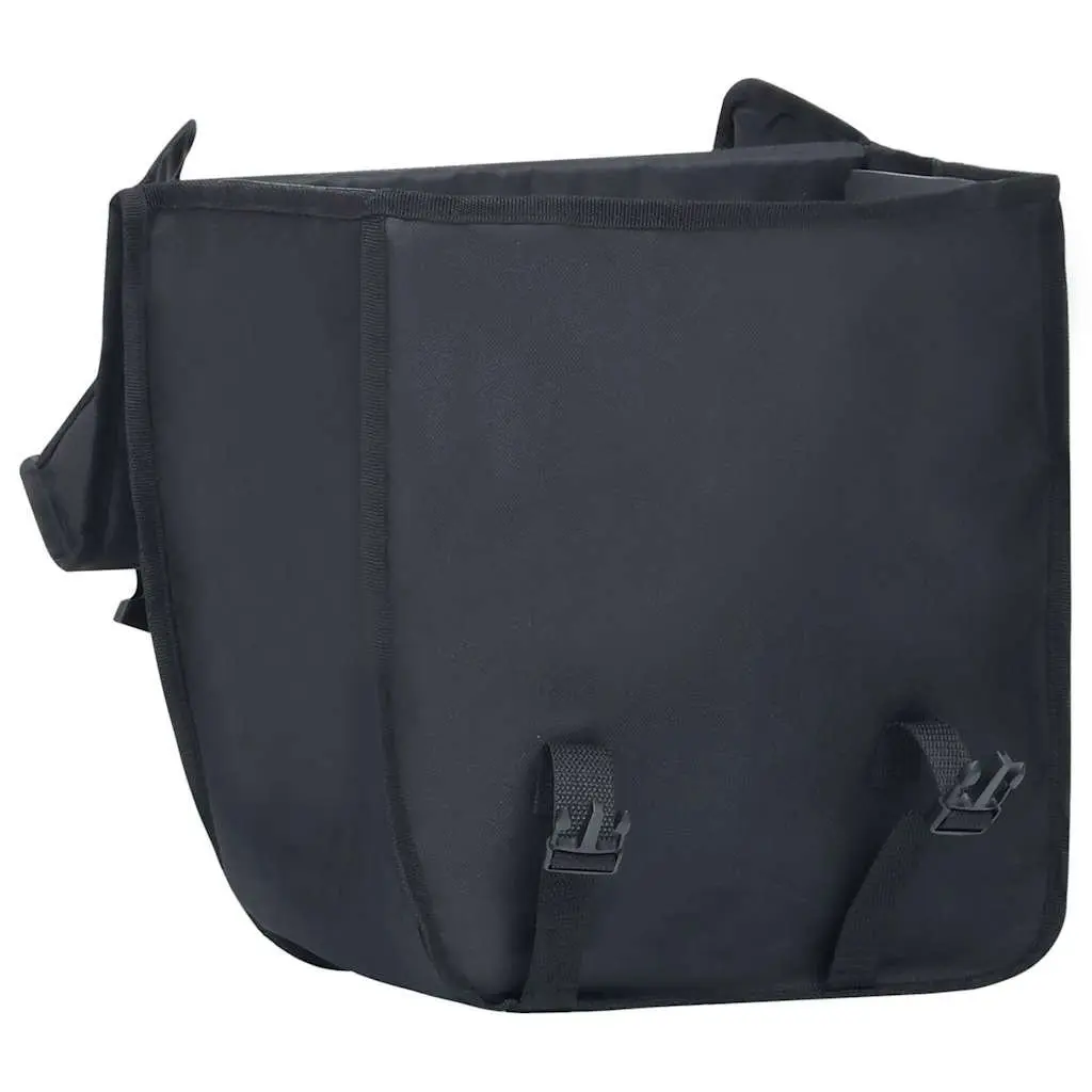 Bicycle Pannier Bag for Cycling Left Side Mount 21L Waterproof Black