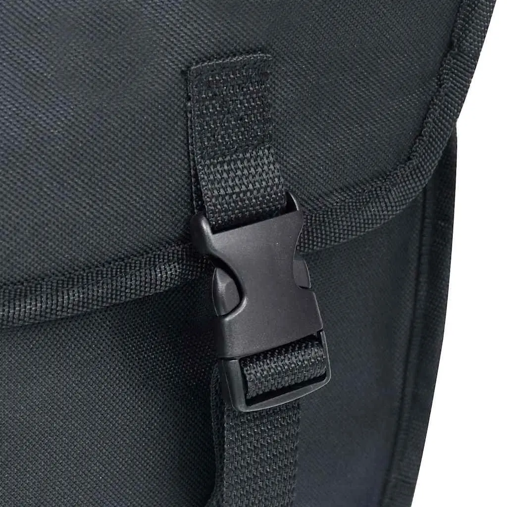 Bicycle Pannier Bag for Cycling Left Side Mount 21L Waterproof Black