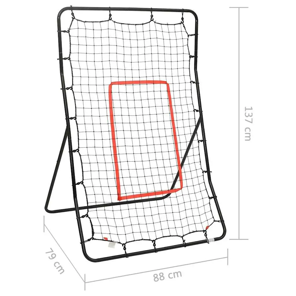 Softball Rebounder 88x79x137cm Steel Frame PE Net Baseball Training