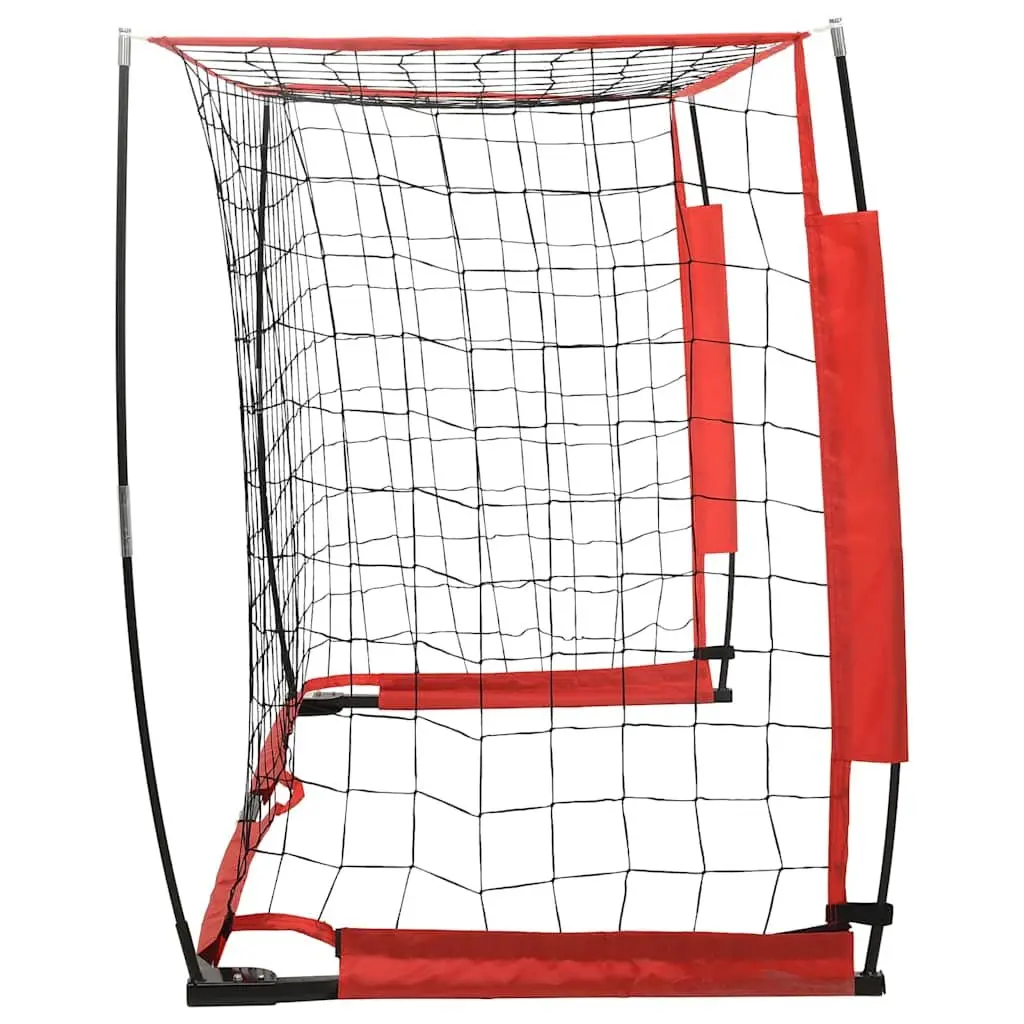 Soccer Goal Portable Foldable Training Net Black Backyard Practice 184 x 91 x 124.5 cm