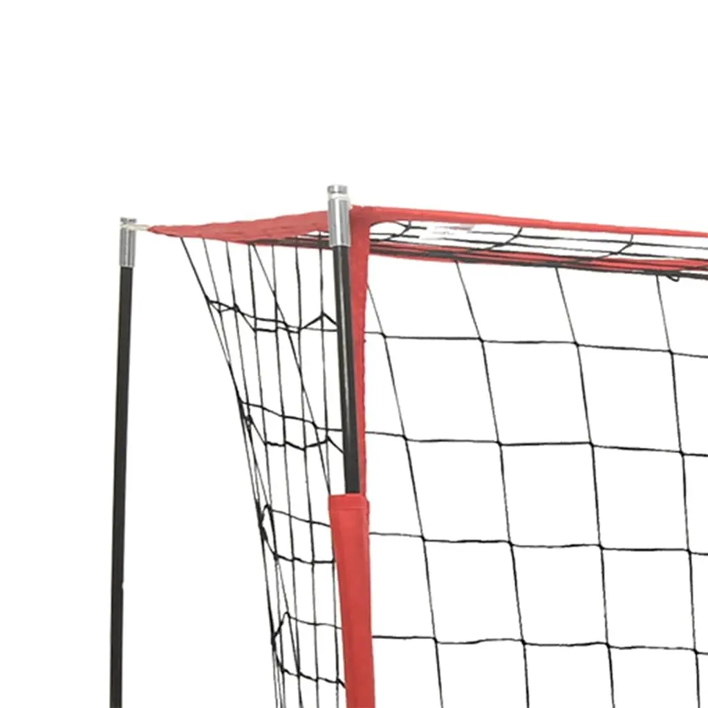 Soccer Goal Portable Foldable Training Net Black Backyard Practice 184 x 91 x 124.5 cm