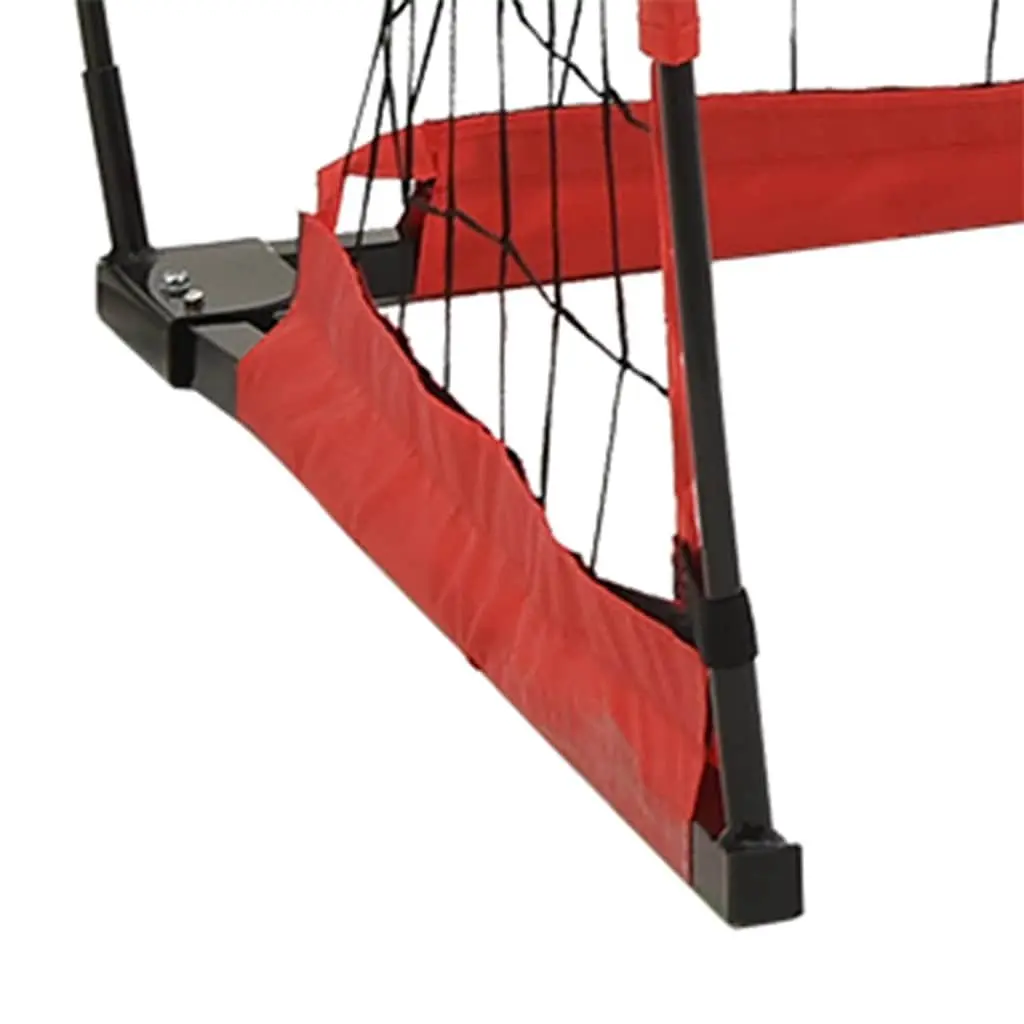 Soccer Goal Portable Foldable Training Net Black Backyard Practice 184 x 91 x 124.5 cm
